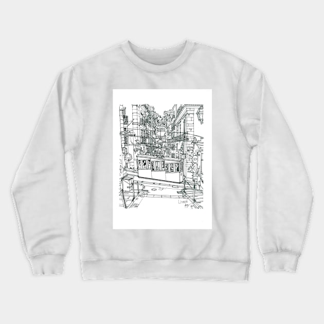 Lisbon Crewneck Sweatshirt by valery in the gallery